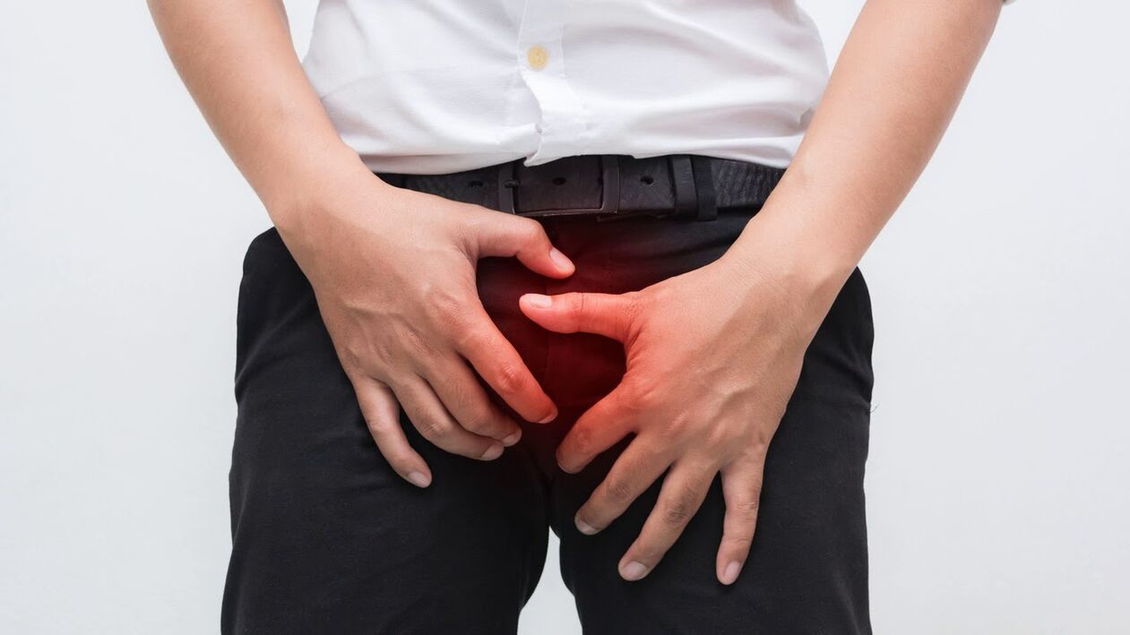 groin pain with prostate