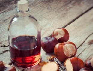Dyeing of chestnuts