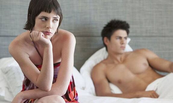 lack of sex with prostate in a man