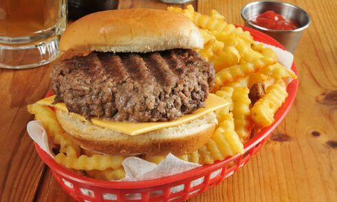 Junk food for prostatitis
